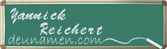 Yannick Reichert Visitenkarte